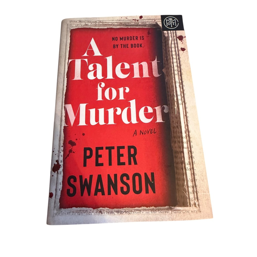 A Talent for Murder Peter Swanson Book of the Month BOTM Hardcover NEW 2024